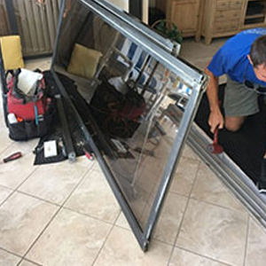 sliding glass door frame repair Coral Springs
